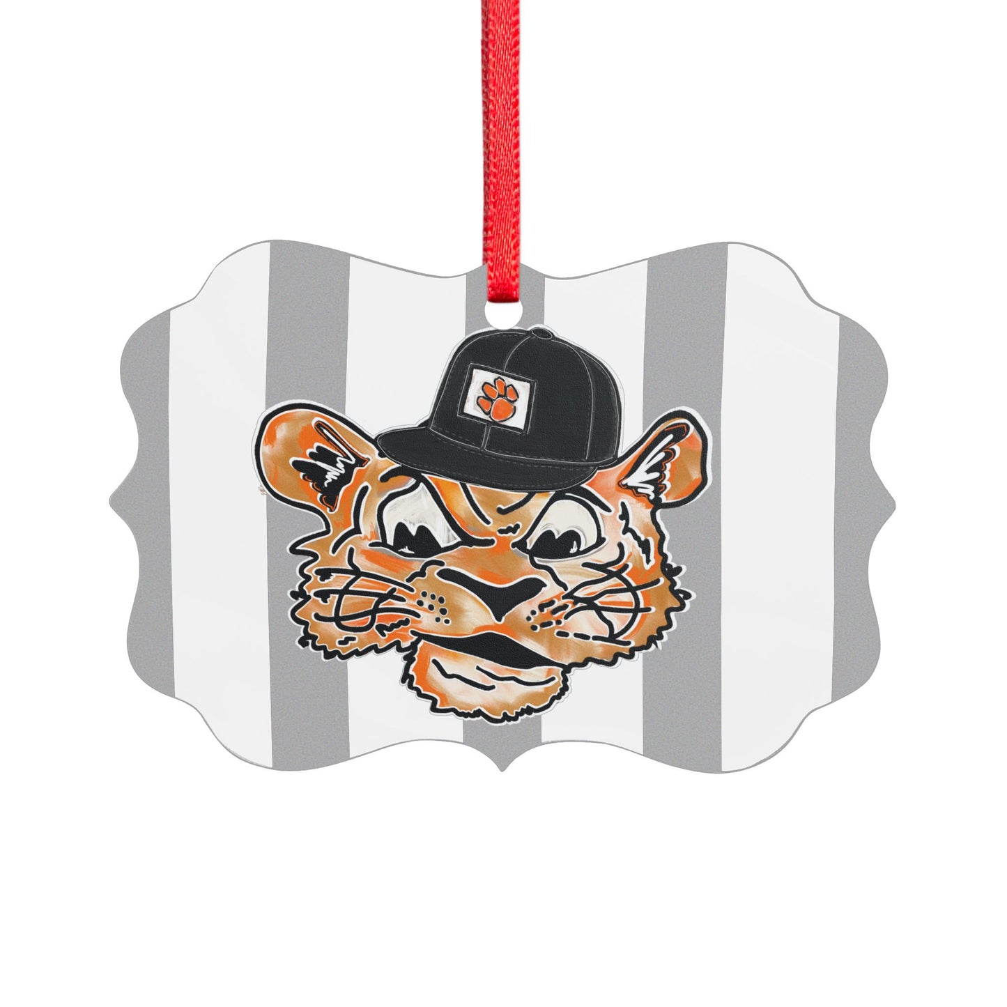 Tigers Tilted Hat Acrylic Ornament