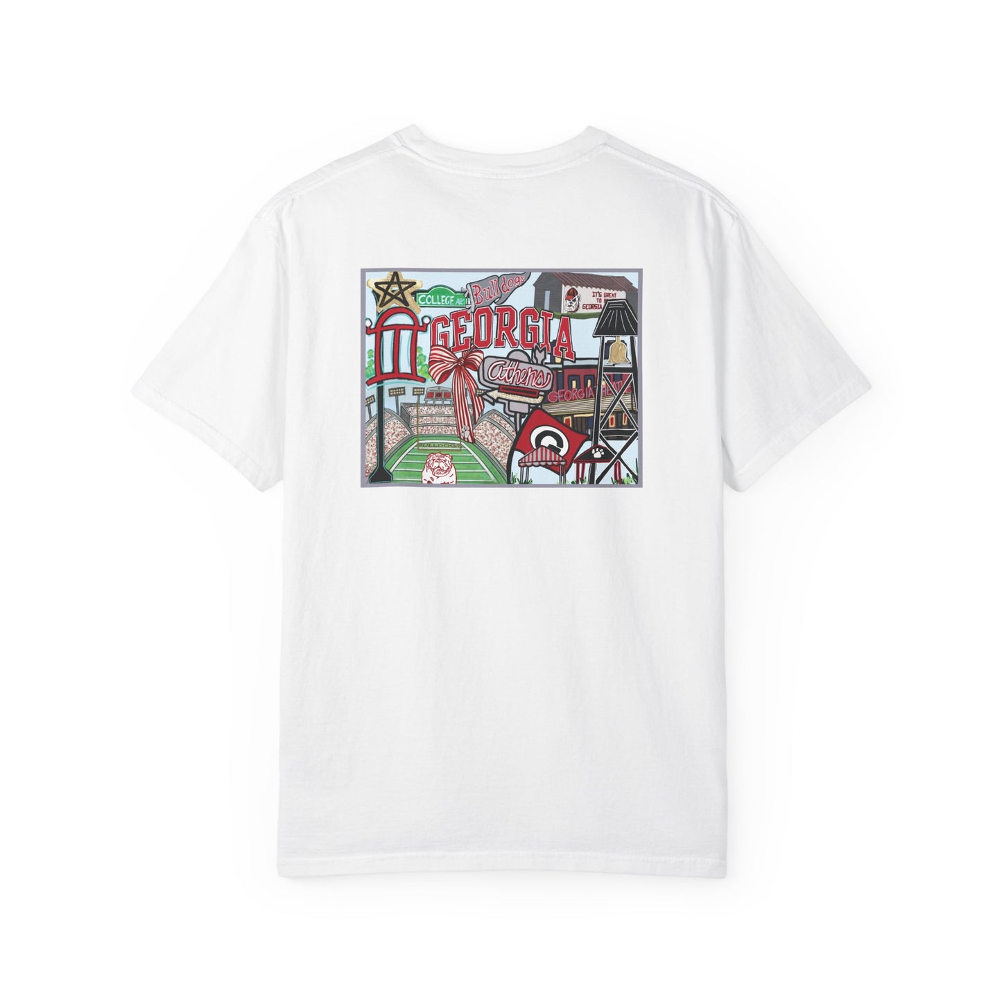 Bulldog Vintage Graphic T-Shirt - Unisex Garment-Dyed Tee