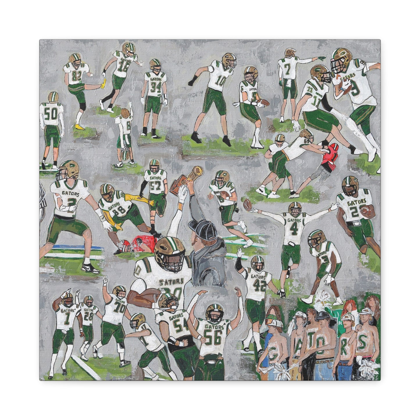 Gator State Champions Reproduction Printed Matte Canvas, Stretched, 1.25"