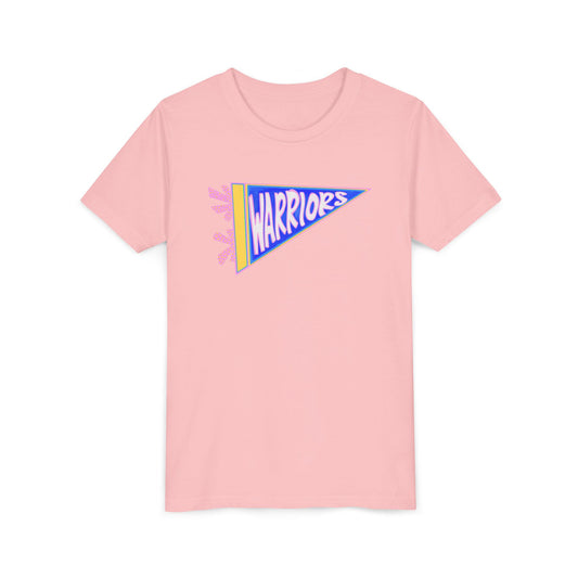 Warriors Pennant Youth Tee — 'Warriors' Pennant Graphic Shirt