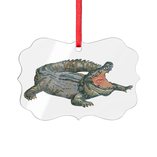 Gator Bait Acrylic Ornament (Multi-depth)
