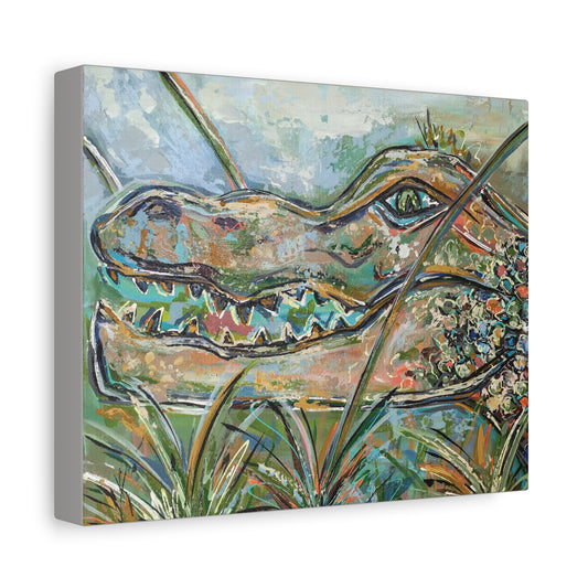 Gator Bait Matte Canvas, Stretched, 1.25"