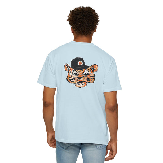 Tigers Tilted Hat Unisex Garment-Dyed T-shirt
