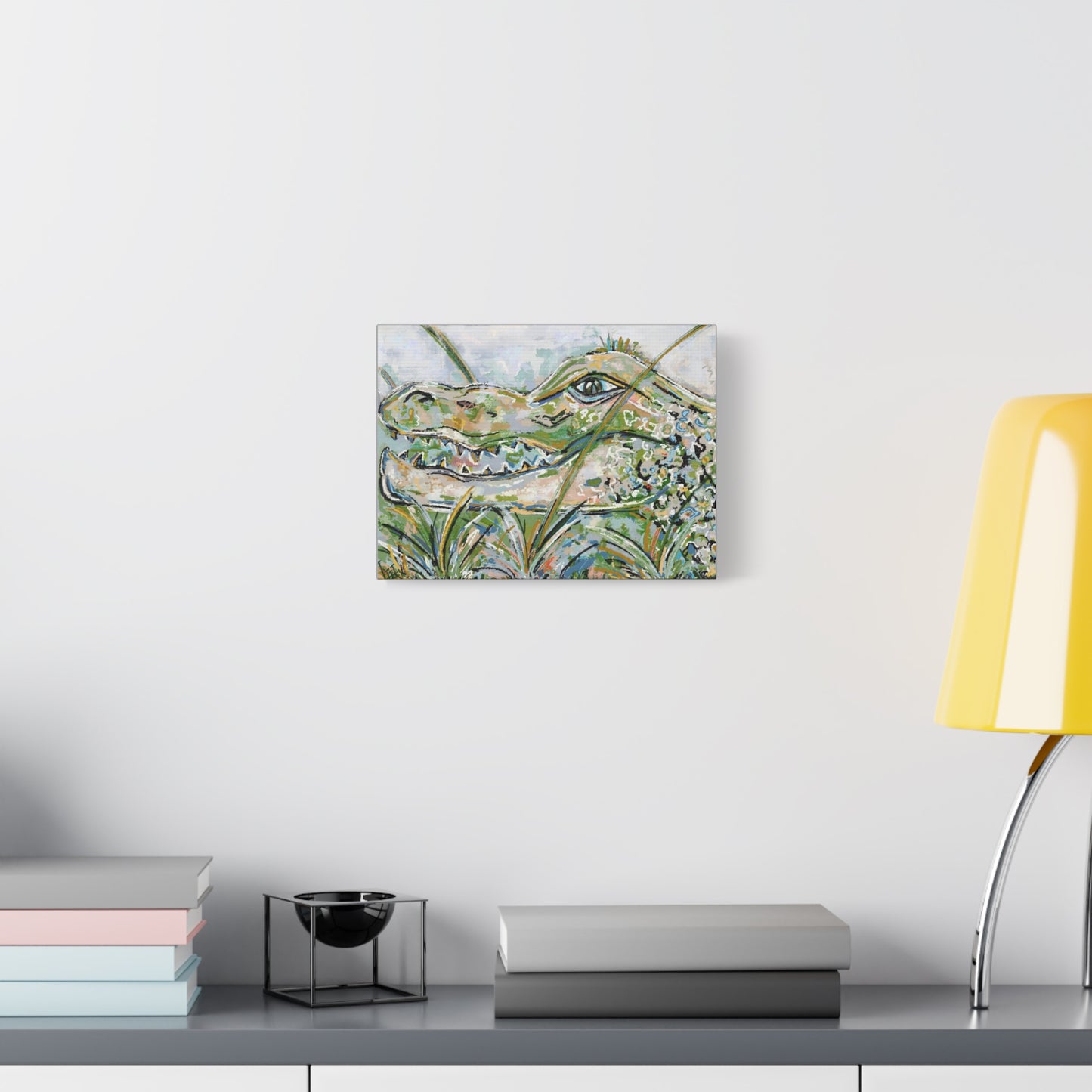 Canvas Print - Original Gator Painting Reproduction by Little Highpoint Home