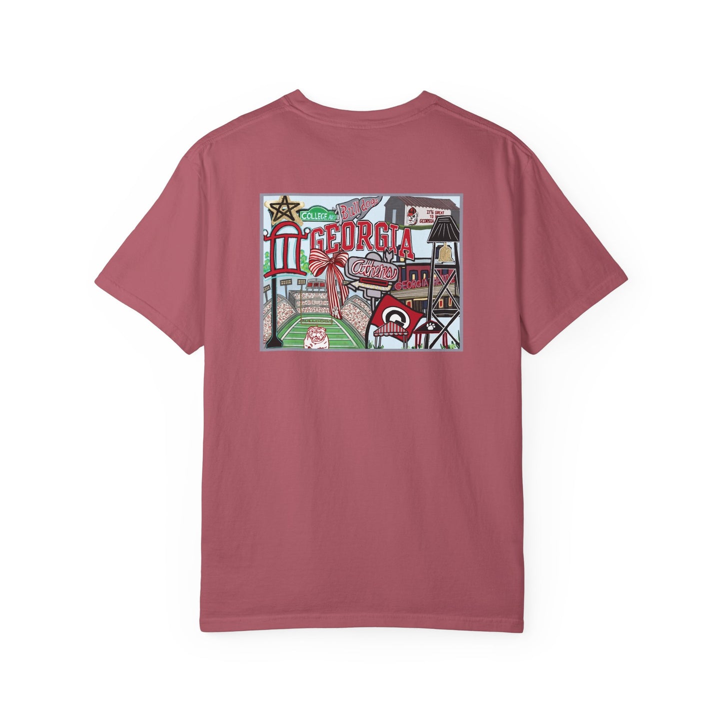 Bulldog Vintage Graphic T-Shirt - Unisex Garment-Dyed Tee