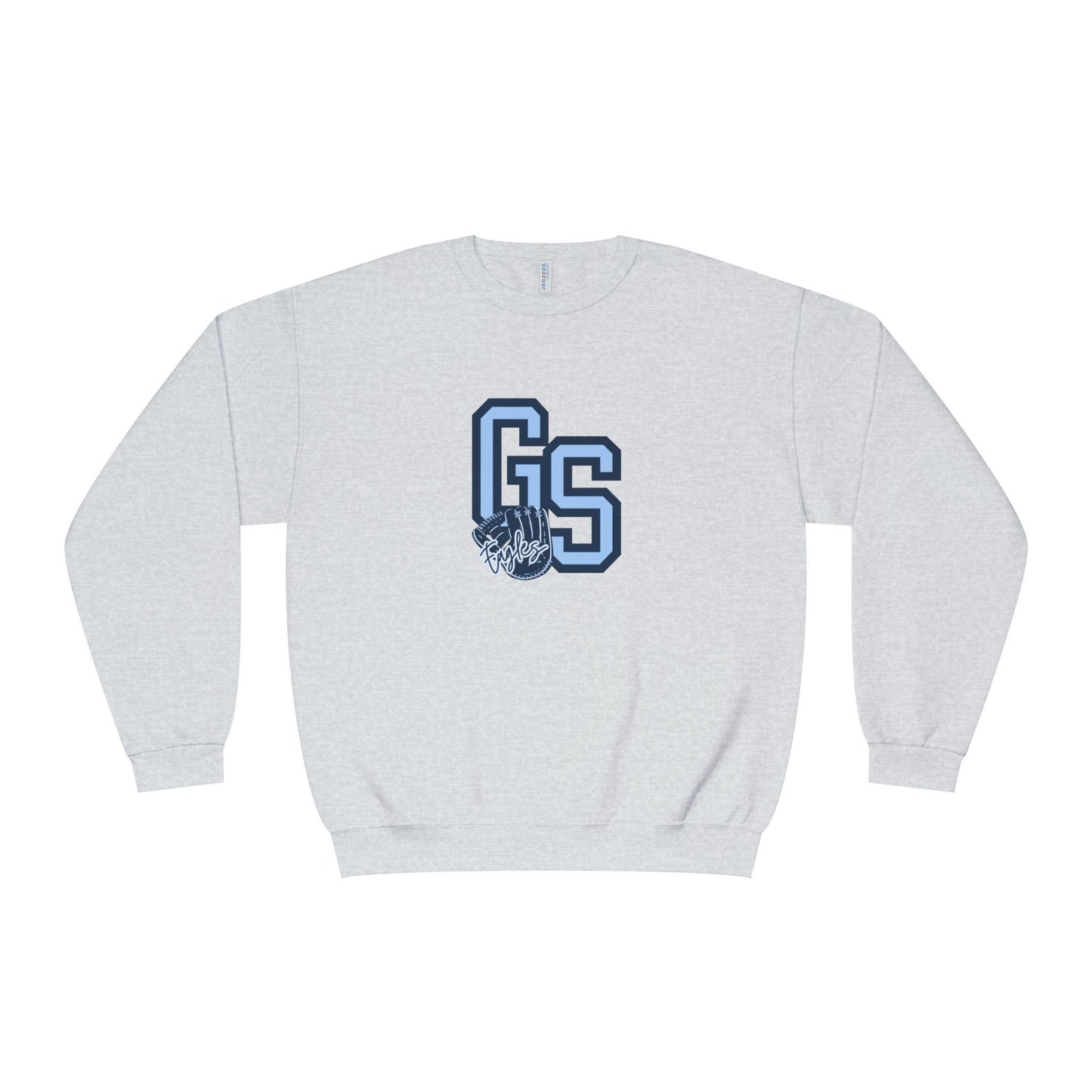Eagle Baseball Unisex Crewneck Sweatshirt with GS Graphic - Cozy Casual Wear