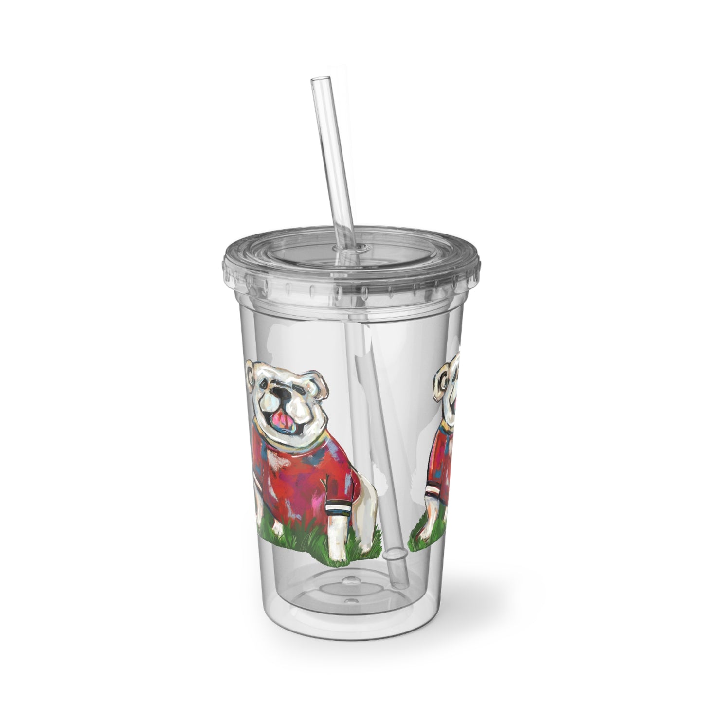 Bulldog Acrylic Cup