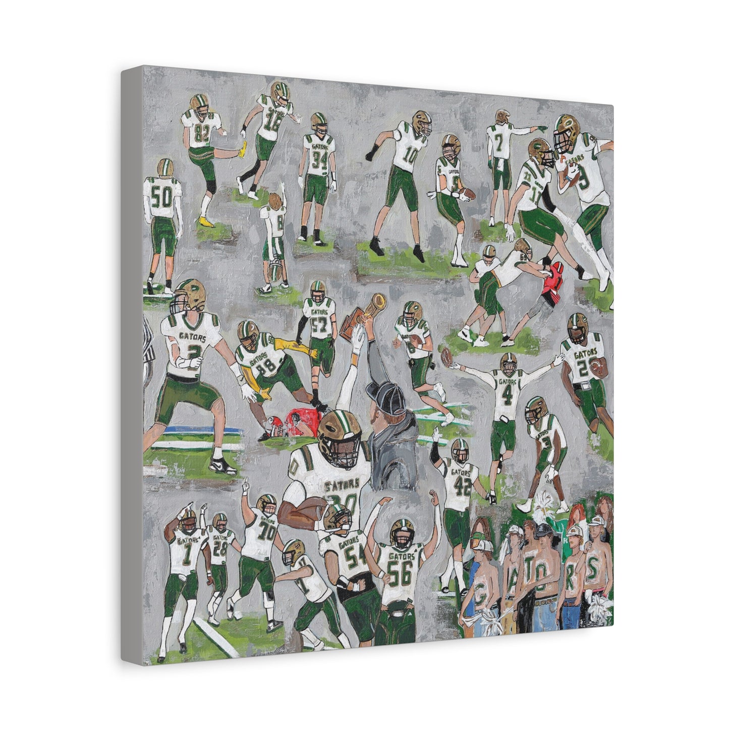 Gator State Champions Reproduction Printed Matte Canvas, Stretched, 1.25"