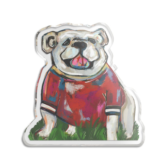 Bulldog Custom Cut Statue Colorful Bulldog Figurine