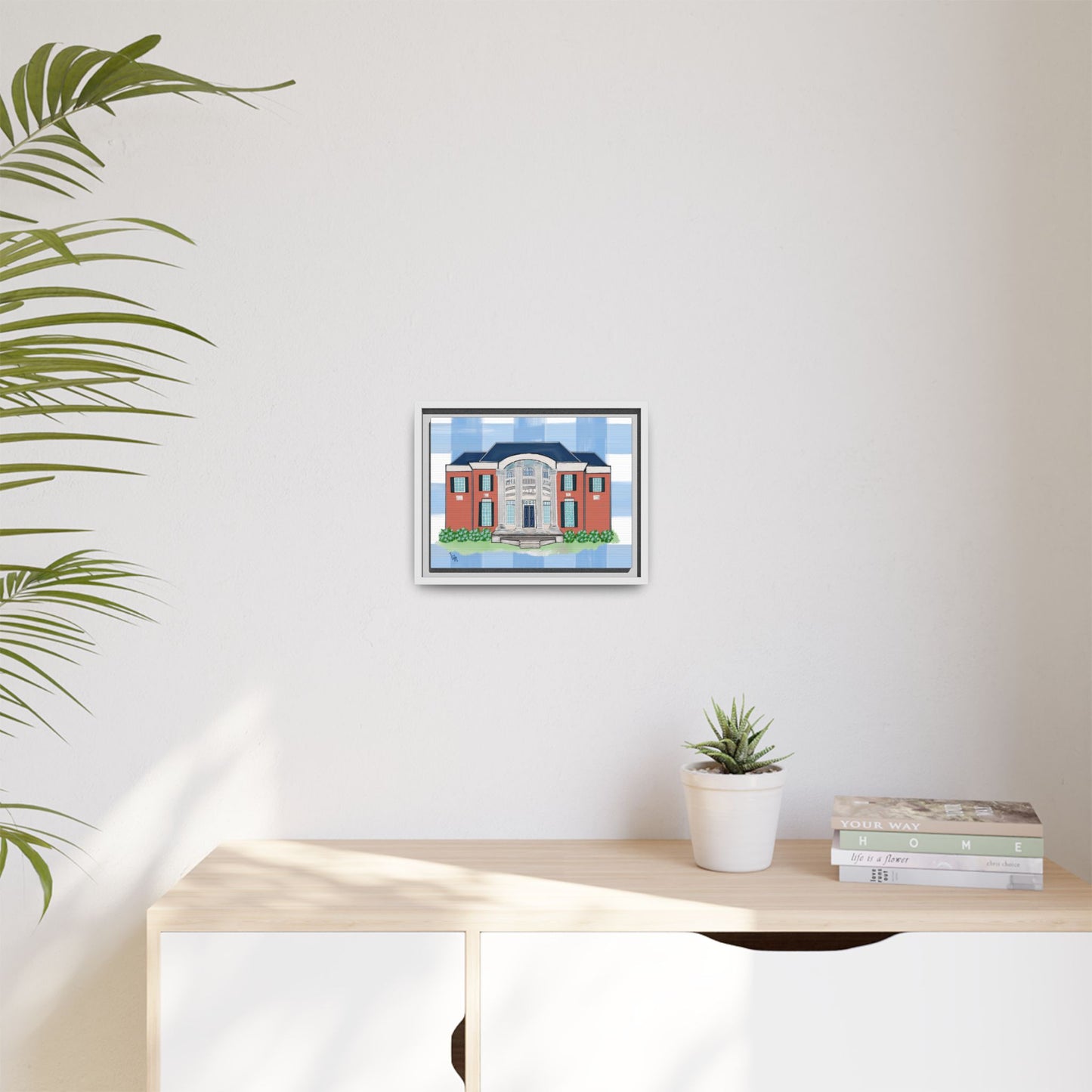 Greek Life Georgia Southern University Zeta Framed Reproduction Canvas
