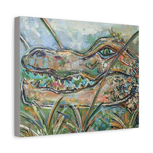 Gator Bait Matte Canvas, Stretched, 1.25"