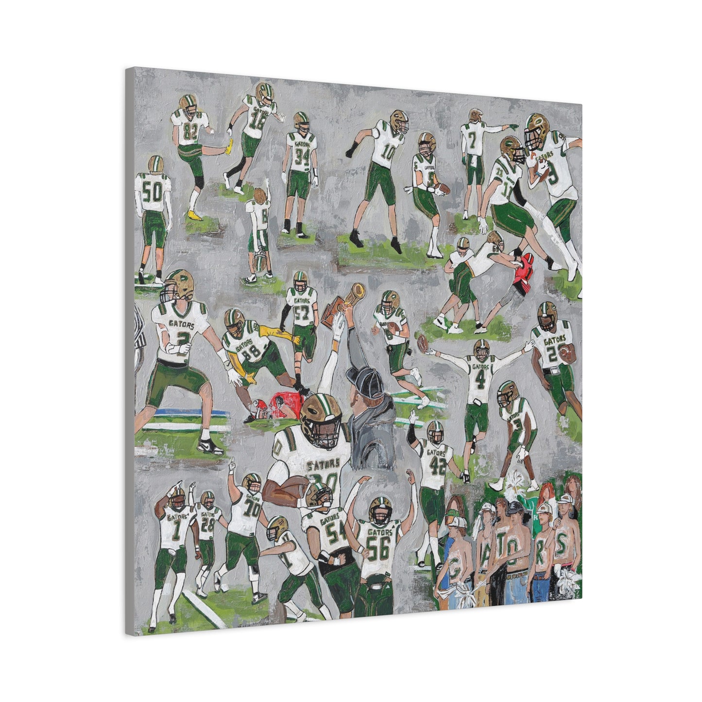 Gator State Champions Reproduction Printed Matte Canvas, Stretched, 1.25"
